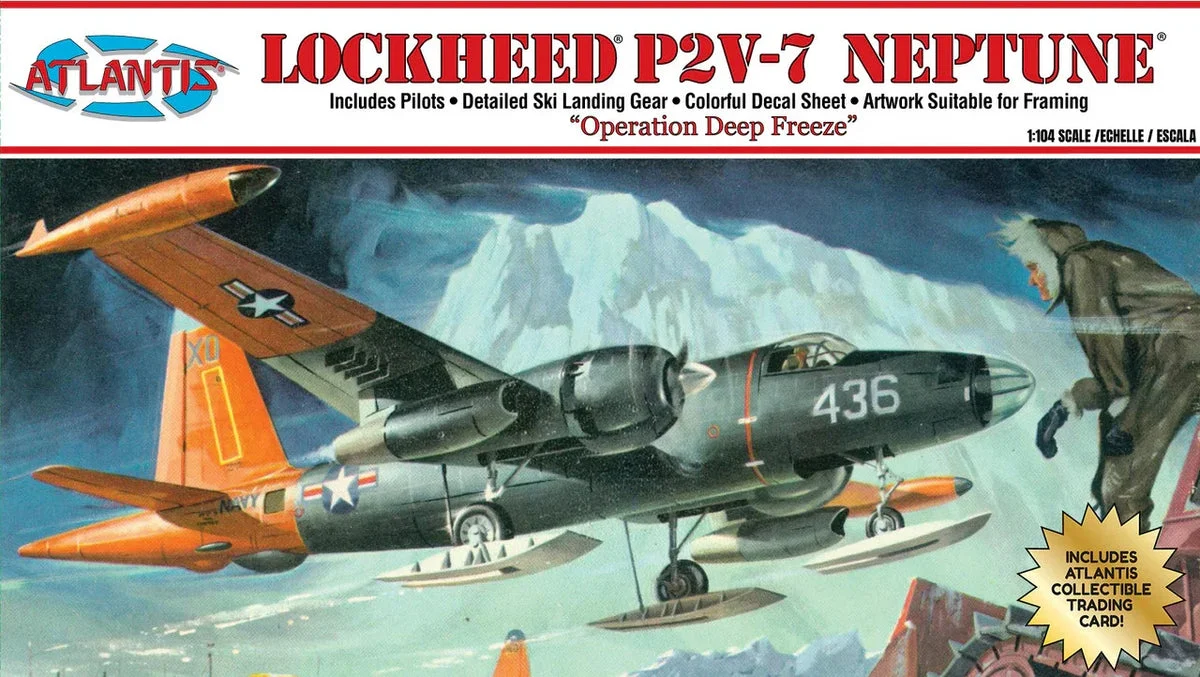 1/104 Atlantis Models Lockheed P2V-7 Neptune with Collectible Trading Card - 170