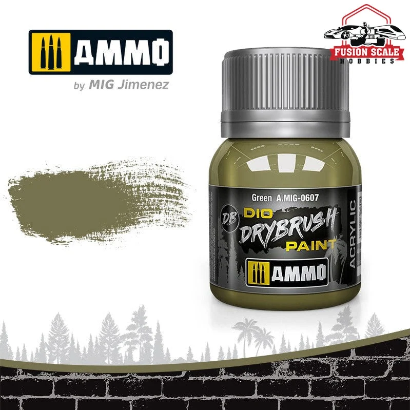 Ammo Mig Jimenez Dio Dry Brush Green Paint