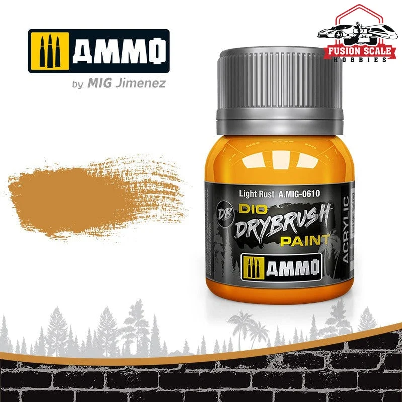 Ammo Mig Jimenez Dio Dry Brush Light Rust Paint