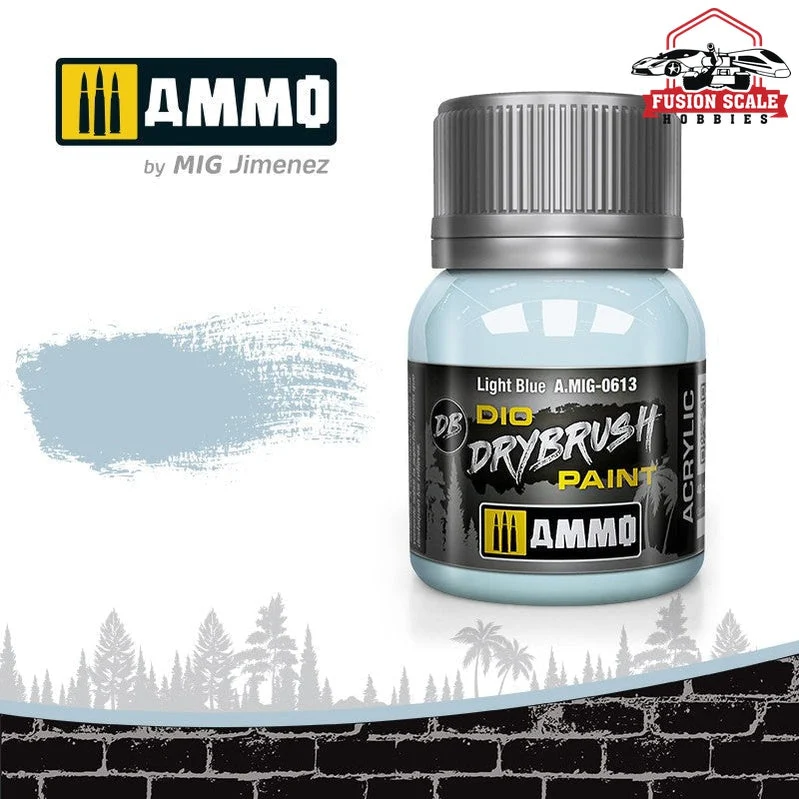 Ammo Mig Jimenez Dio Dry Brush Light Blue Paint