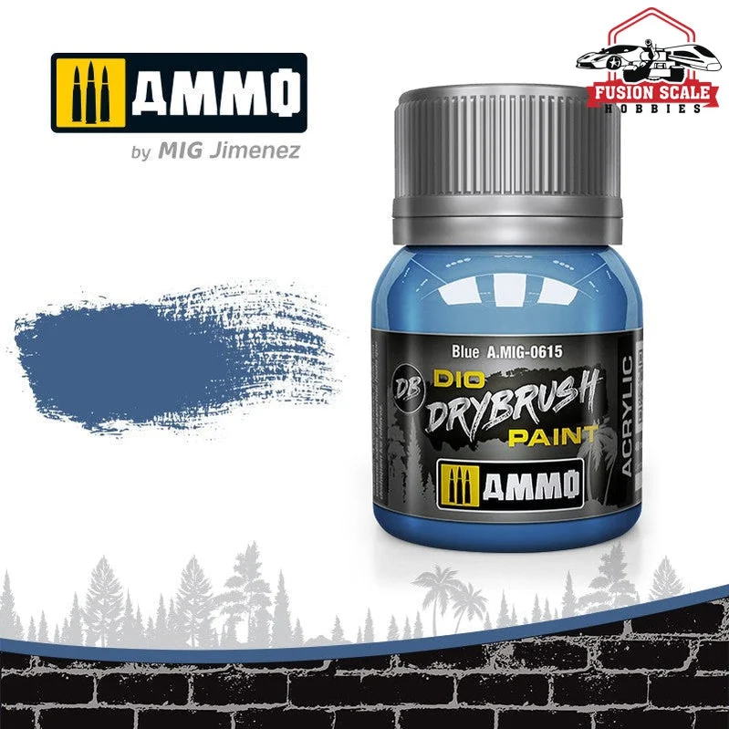 Ammo Mig Jimenez Dio Dry Brush Blue Paint