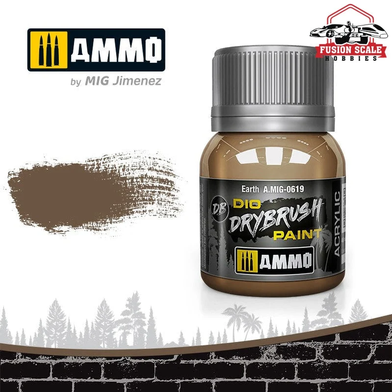 Ammo Mig Jimenez Dio Dry Brush Earth Paint