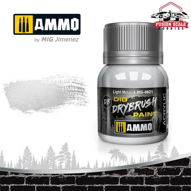 Ammo Mig Jimenez Dio Dry Brush Light Metal Paint