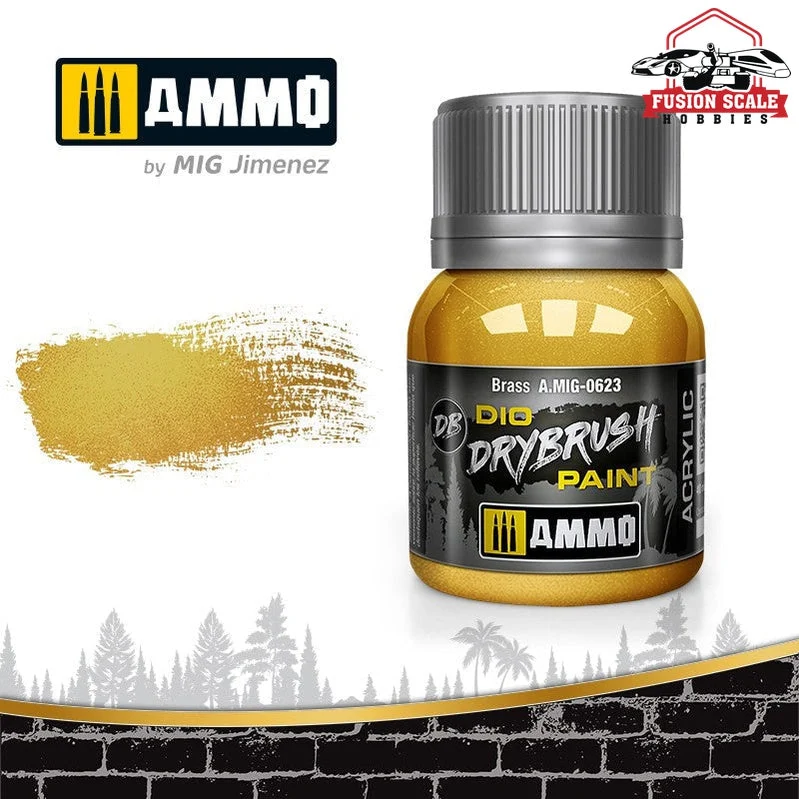 Ammo Mig Jimenez Dio Dry Brush Brass Paint
