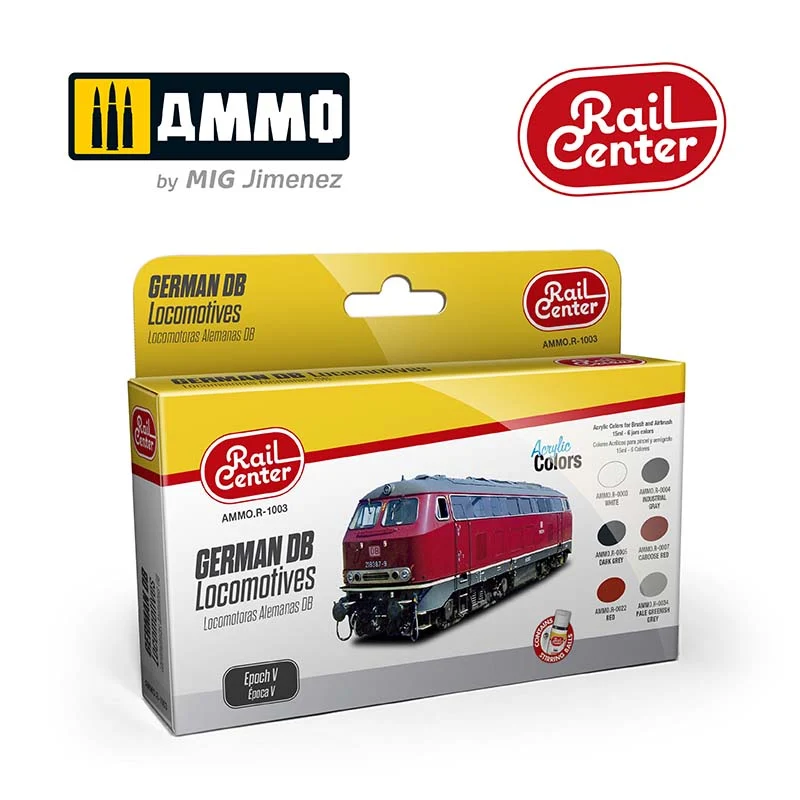 Ammo Mig Rail Center German Loco Epoch V Set - Ammo Mig Jimenez