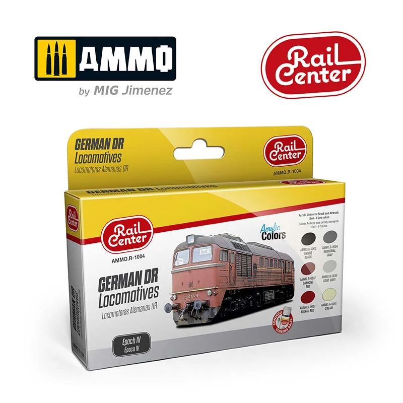 Ammo Mig Rail Center German Loco Epoch Iv Set - Ammo Mig Jimenez