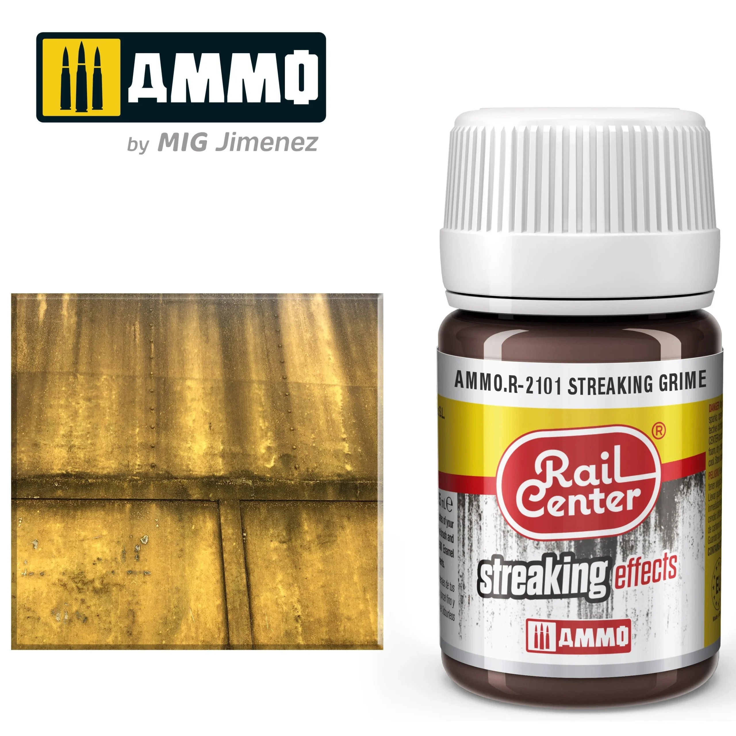 Ammo Mig Rail Center Streaking Grime (35ml) - Ammo Mig Jimenez