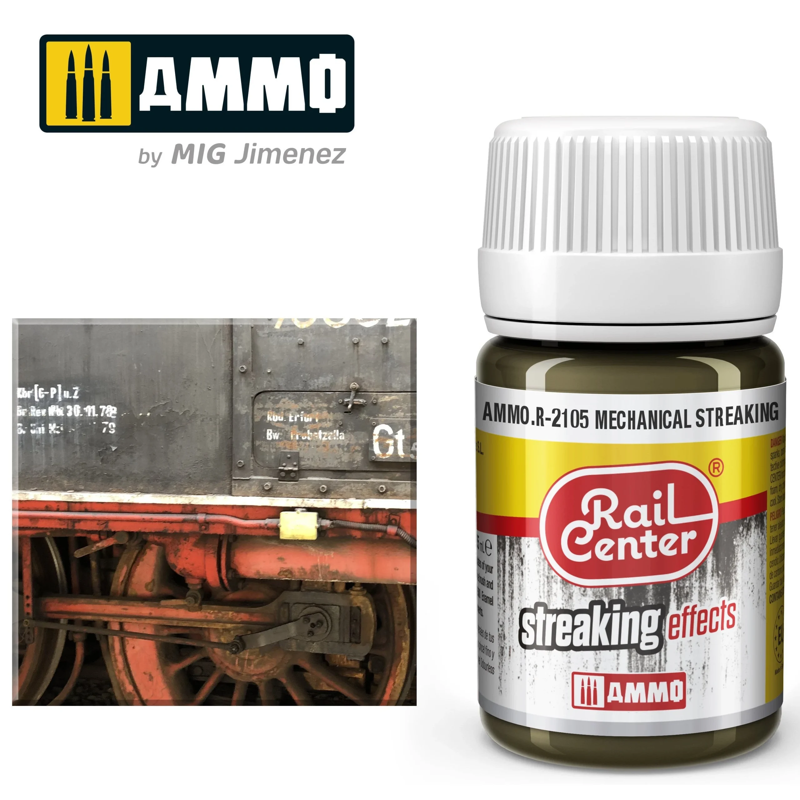 Ammo Mig Rail Center Mechanical Streaking (35m - Ammo Mig Jimenez