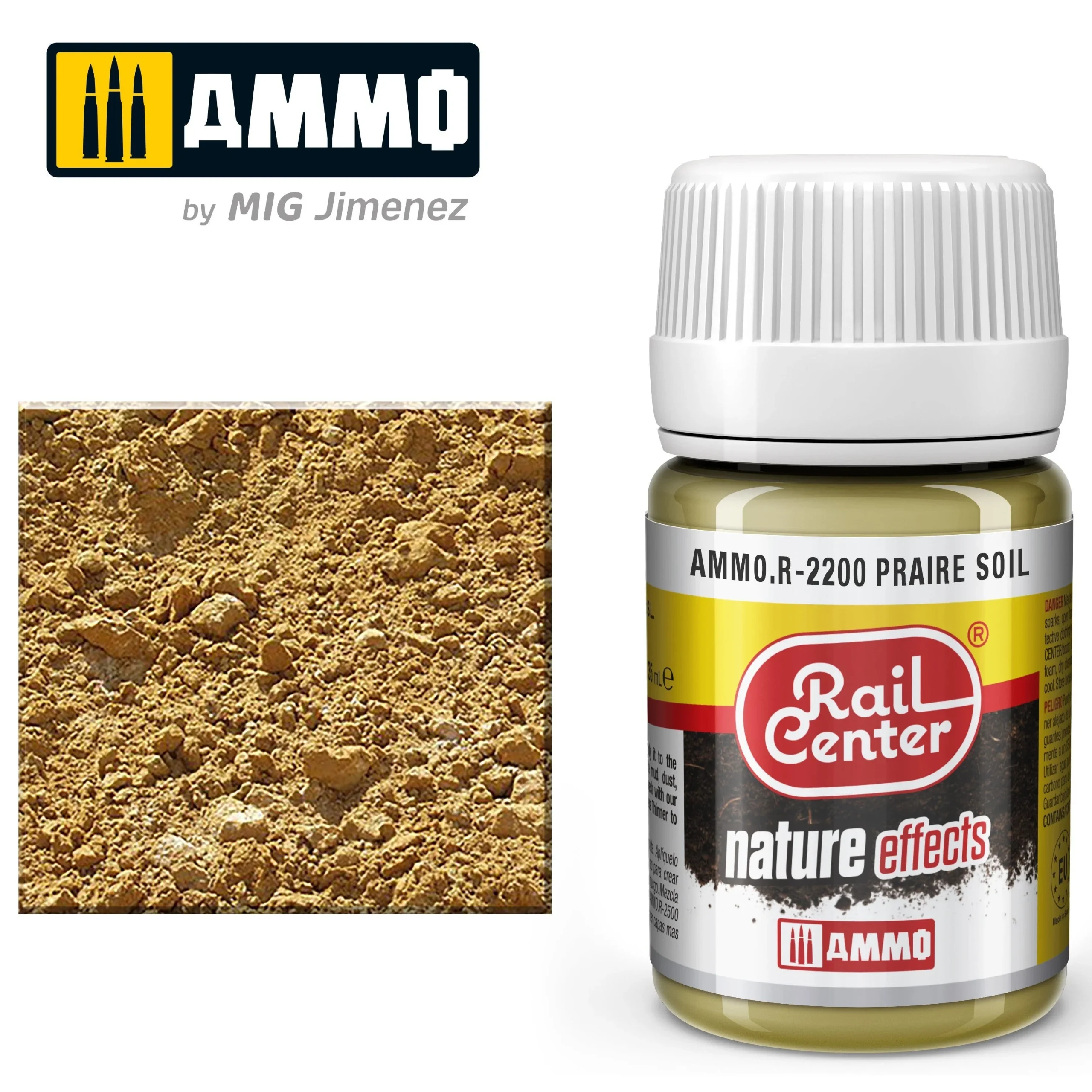 Ammo Mig Rail Center Prairie Soil (35ml) - Ammo Mig Jimenez