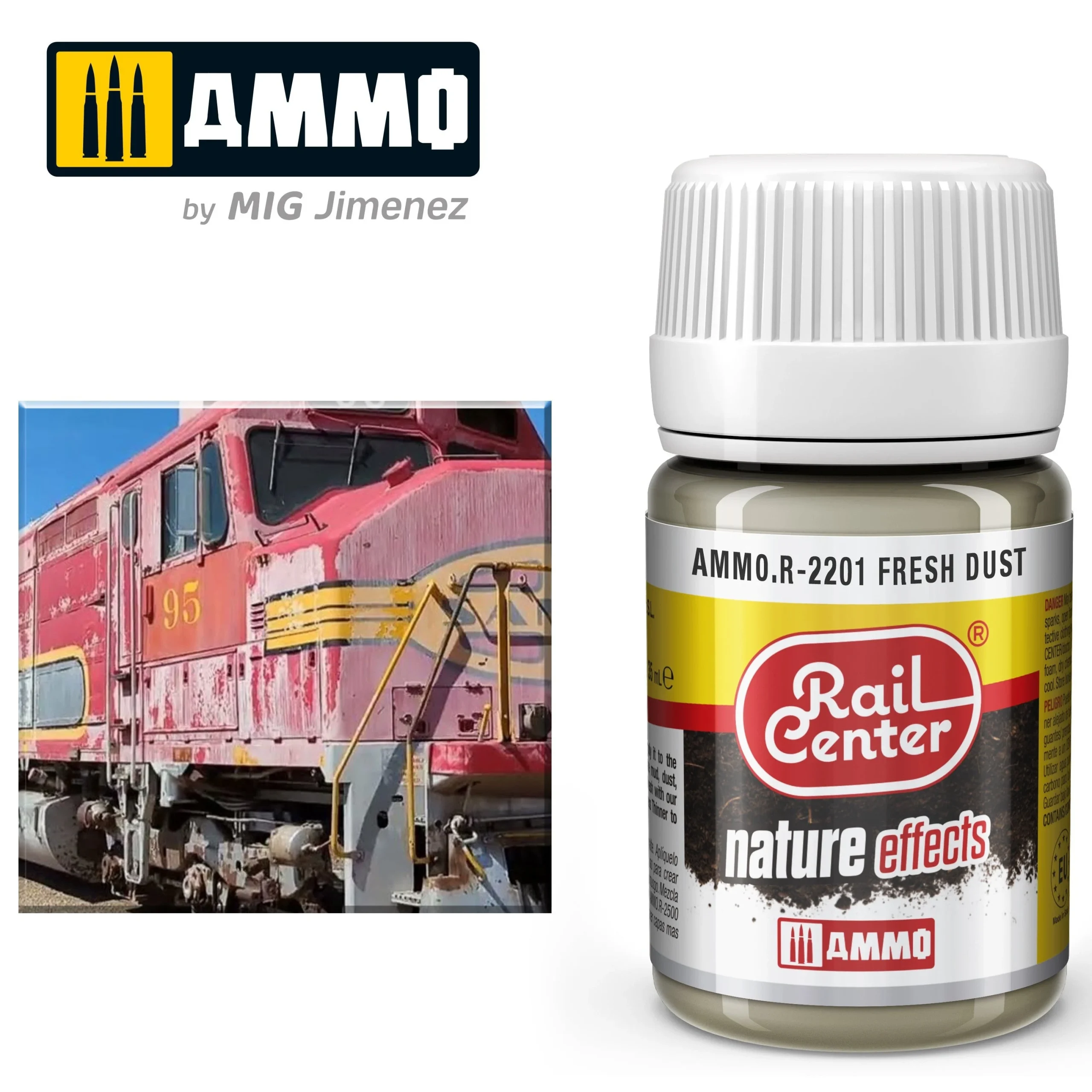 Ammo Mig Rail Center Fresh Dust (35ml) - Ammo Mig Jimenez