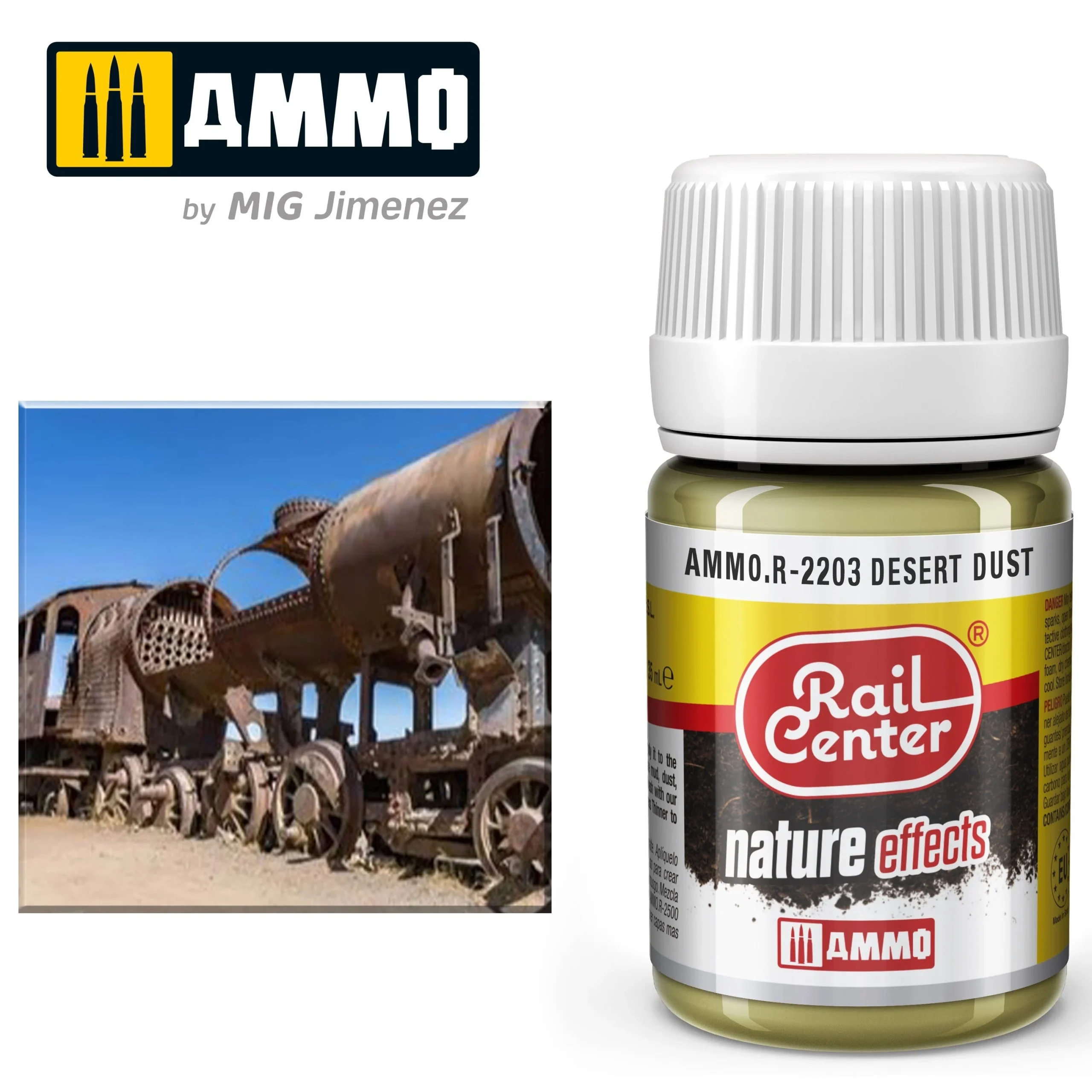 Ammo Mig Rail Center Desert Dust (35ml) - Ammo Mig Jimenez