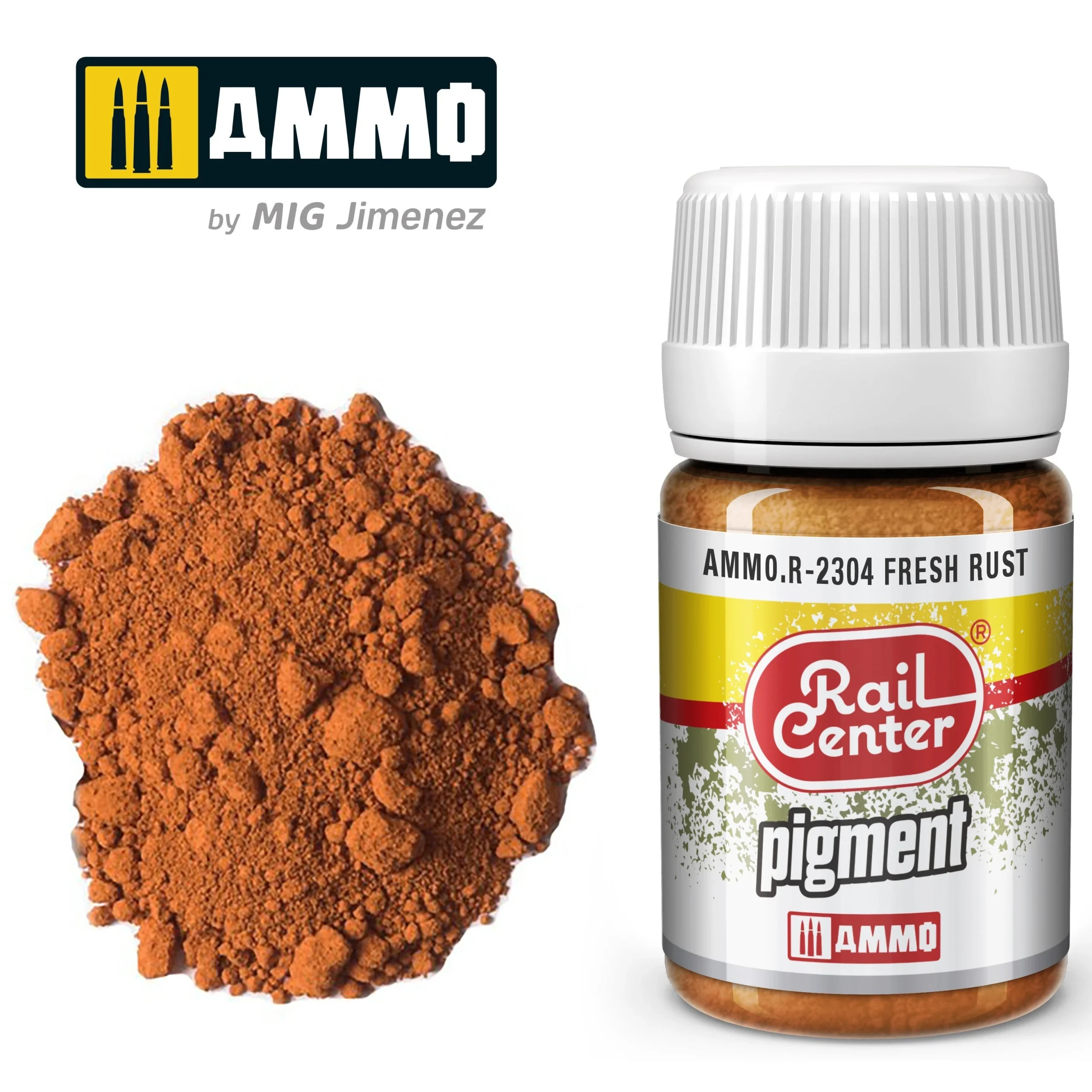 Ammo Mig Rail Center Fresh Rust (35ml) - Ammo Mig Jimenez