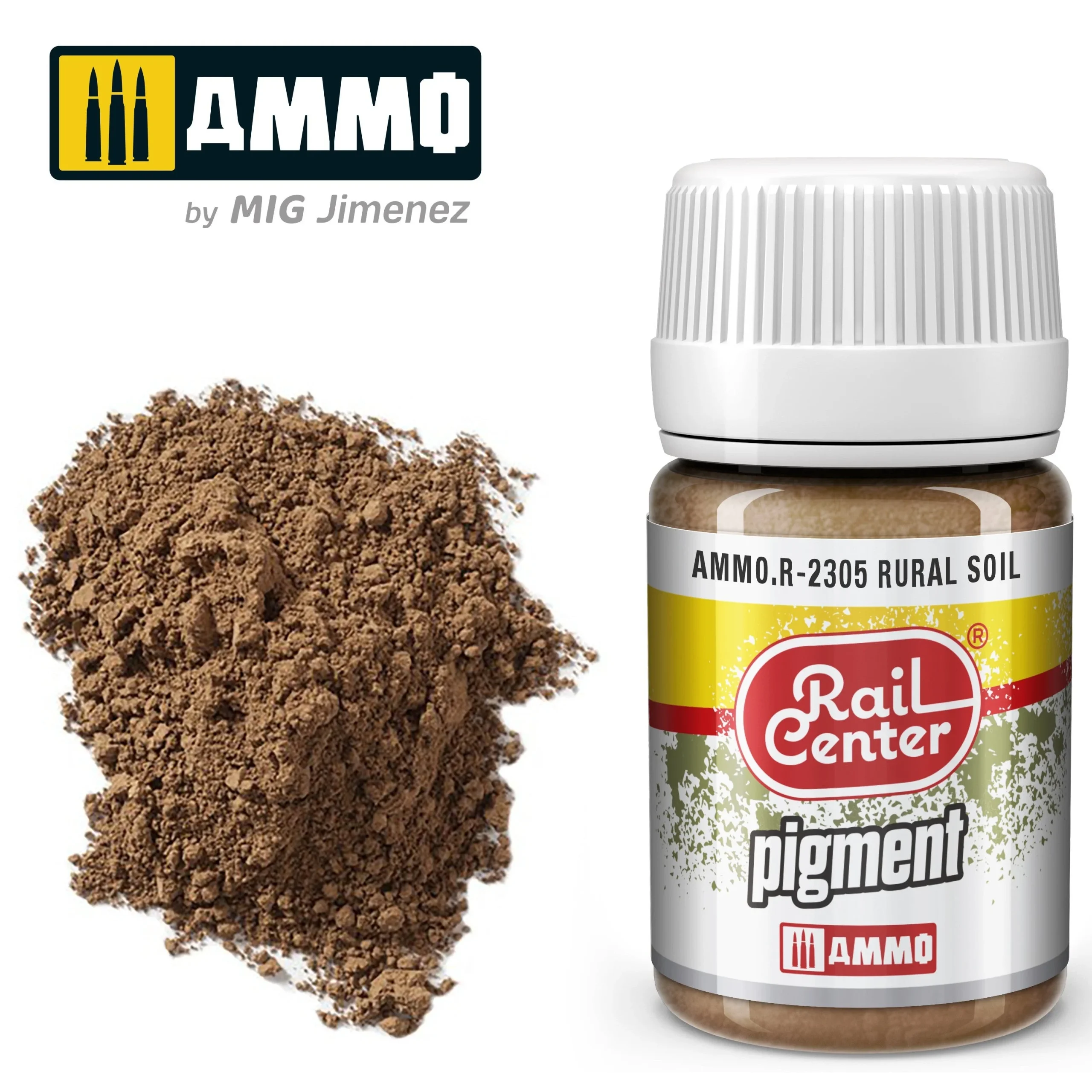 Ammo Mig Rail Center Rural Soil (35ml) - Ammo Mig Jimenez