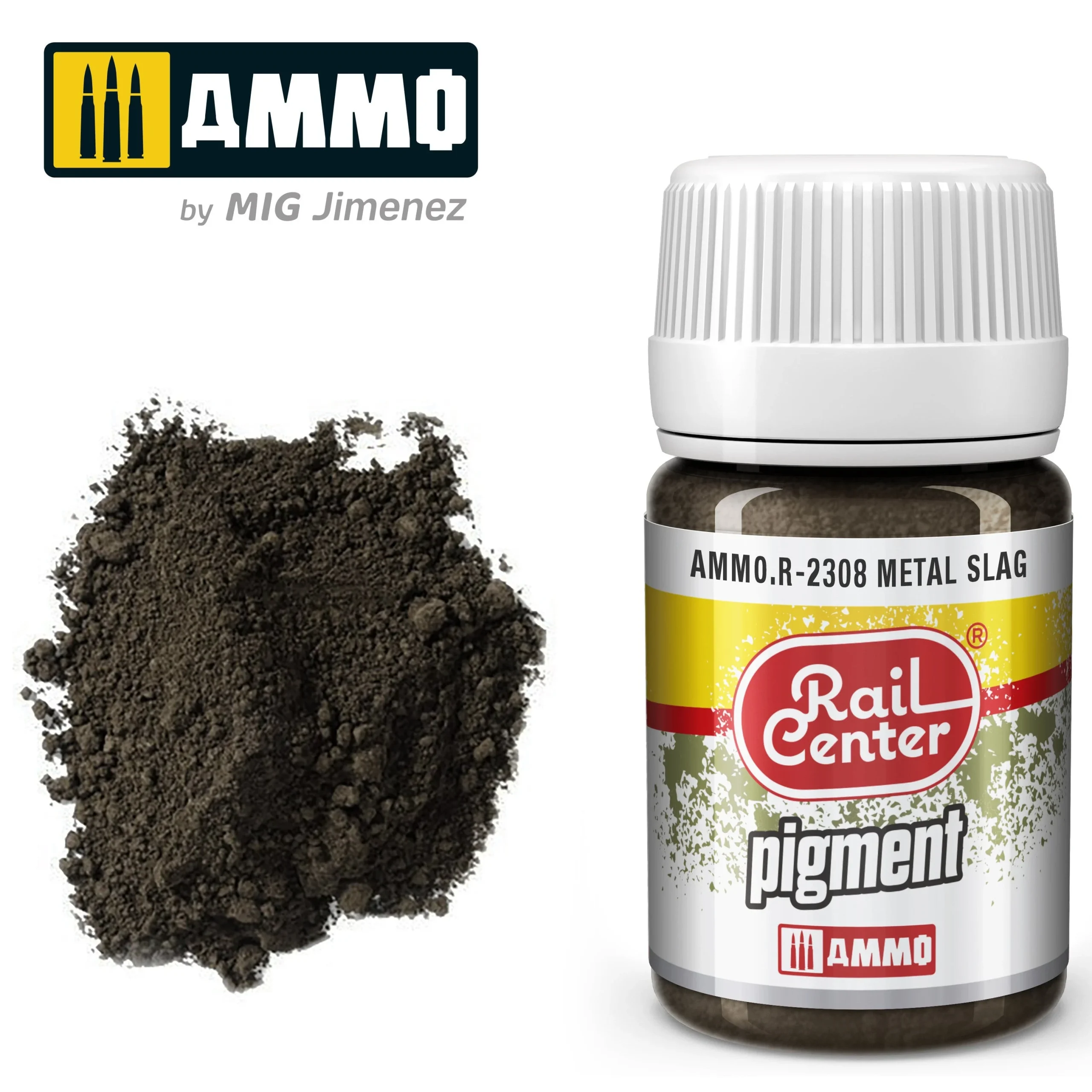 Ammo Mig Rail Center Metal Slag (35ml) - Ammo Mig Jimenez