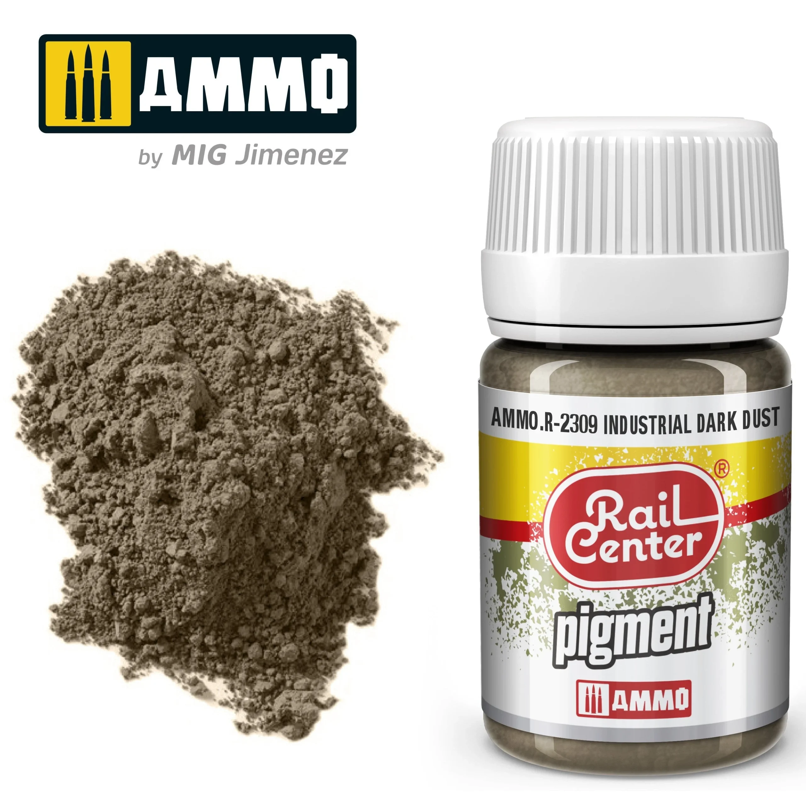 Ammo Mig Rail Center Industrial Dark Dust (35m - Ammo Mig Jimenez