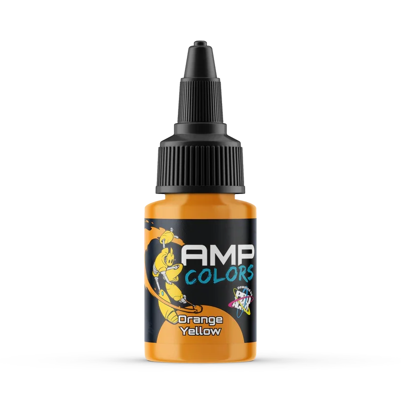 Pro Acryl AMP Colors Orange Yellow Acrylic Paint – 007 - Monument Hobbies