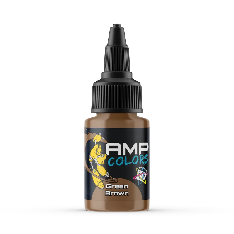 Pro Acryl AMP Colors Green Brown Acrylic Paint – 020 - Monument Hobbies