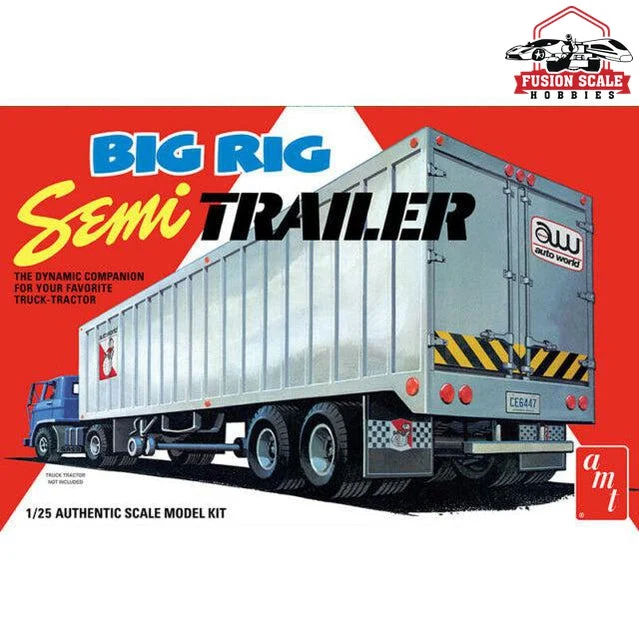 AMT Models 1/25 Big Rig Semi-Trailer Plastic Model Kit