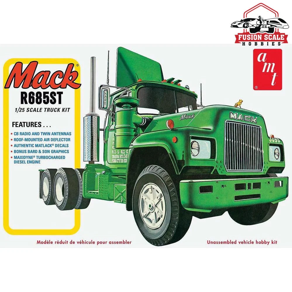 AMT Models 1/25 Mack R685st Semi Truck Kit