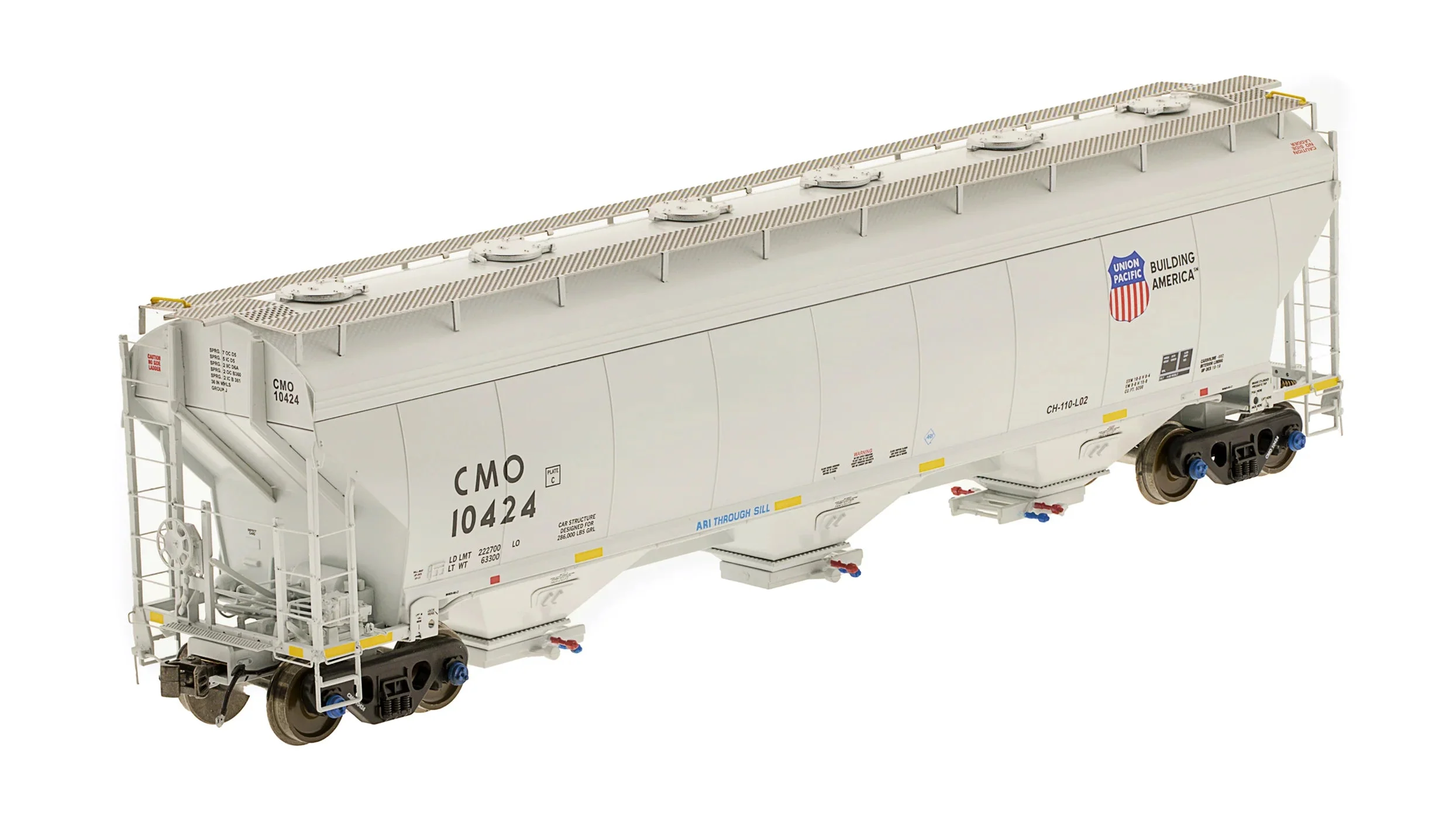 Class One Model Works HO Scale CMO 10424 Chicago, St. Paul, Minneapolis, and Omaha ARI 5200 Hopper