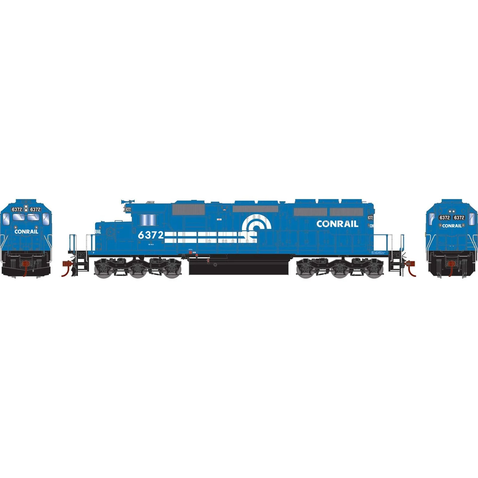 Athearn HO Scale Conrail #6372 SD40-2 DCC/Ready - 1224