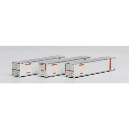 Athearn N Scale 48' Container, XTRA #2 (3)