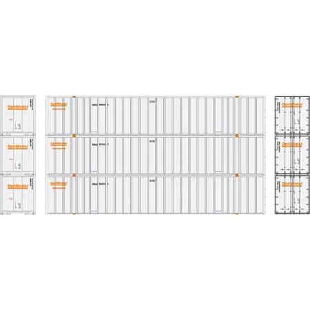 Athearn N Scale 53' Stoughton Containers, Optimodal # 1 (3)