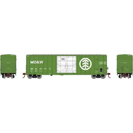 Athearn HO Scale FMC 5327 12' Plug Door Box, MD&W #8047