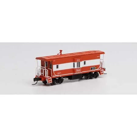 Athearn N Scale Bay Window Caboose, Frisco #1733