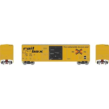 Athearn N Scale 50' FMC Combo Door Box, ABOX/Early #50456