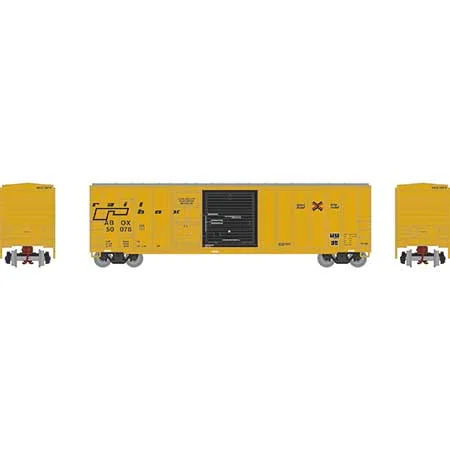 Athearn N Scale 50' FMC Combo Door Box, ABOX/Late #50078