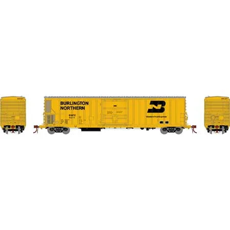 Athearn N Scale FGE 57' Mechanical Reefer, BNFE/Yellow #9277