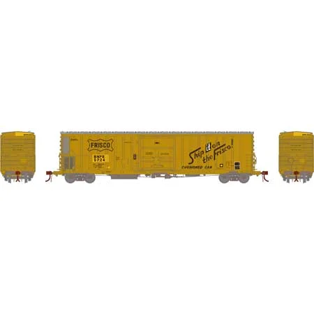 Athearn N Scale 57' Mechanical Reefer, BNFE/Yellow/Ex-SLSF #9724