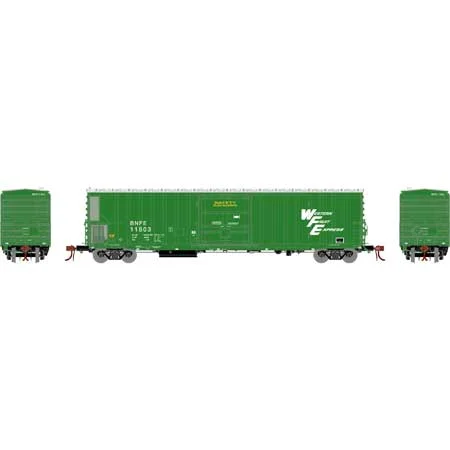 Athearn N Scale FGE 57' Mechanical Reefer, BNFE/Green #11803