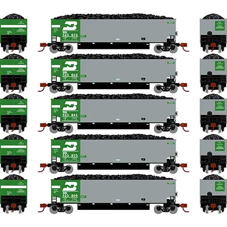 Athearn N Scale Bethgon Coalporter w/Load, BN #3 (5)