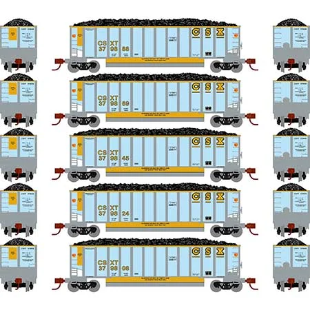 Athearn N Scale Bethgon Coalporter w/Load, CSX #2 (5)