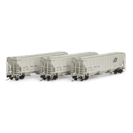 Athearn N Scale PS 4427 Covered Hopper, C&NW #(3)