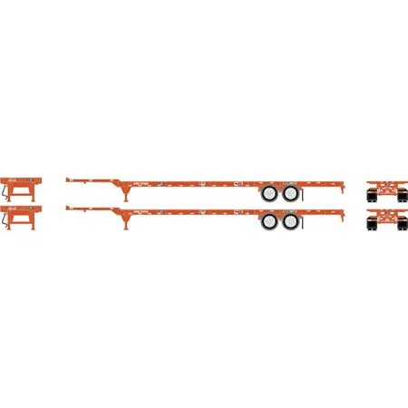 Athearn HO Scale RTR 53' Chassis, CN (2)