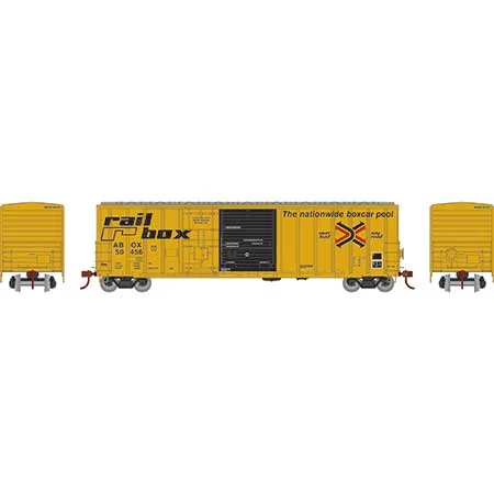 Athearn HO Scale RTR 50' FMC Combo Door Box, ABOX/Early #50456