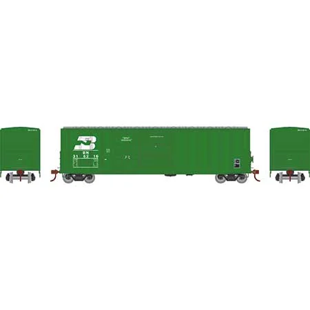 Athearn HO Scale RTR 50' FMC Combo Door Box, BN #316216