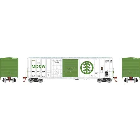Athearn HO Scale RTR 50' FMC Combo Door Box, MD&W #10007