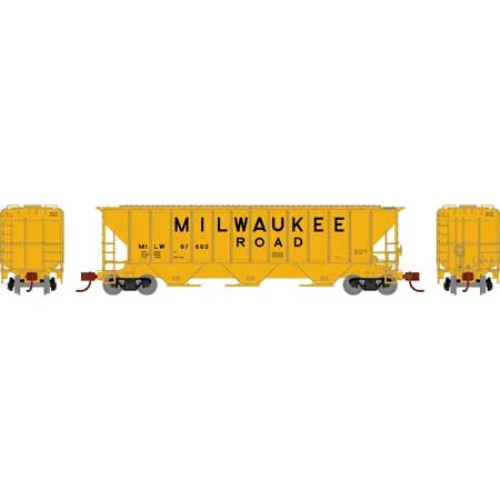 Athearn N Scale PS 4427 Covered Hopper, MILW #97602