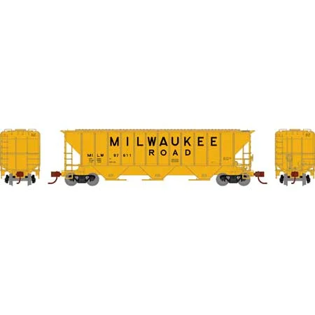 Athearn N Scale PS 4427 Covered Hopper, MILW #97611