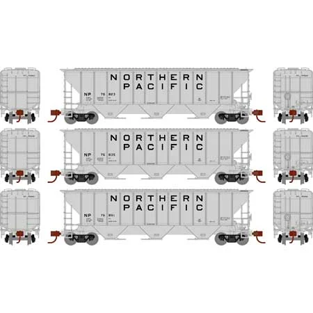 Athearn N Scale PS 4427 Covered Hopper, NP (3)