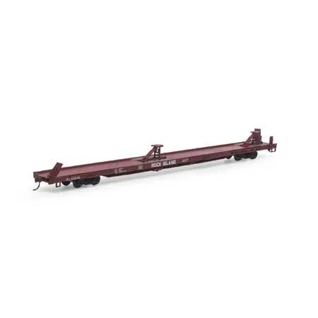 Athearn HO Scale RTR 85' TOFC Flat, RI #93245
