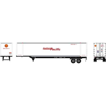 Athearn HO Scale 48' Container w/Chassis, SPDU/SPDZ