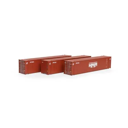 Athearn HO Scale RTR 45' Container, HMM/KOBC #2 (3)