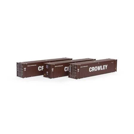 Athearn HO Scale RTR 45' Container, Crowley #1 (3)