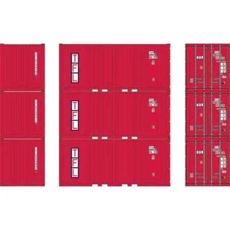 Athearn HO 20 Corrugated Container TFLU (3)