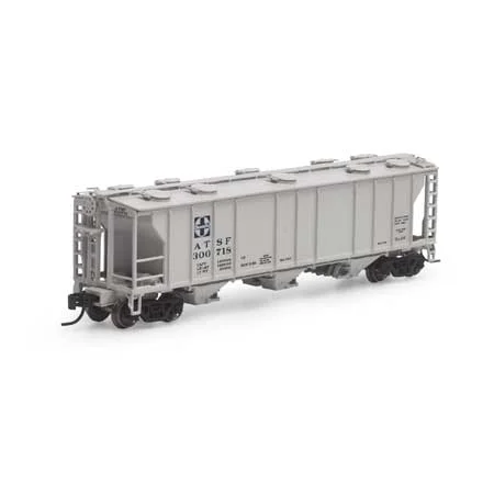 Athearn N Scale PS-2 2893 3-Bay Covered Hopper, SF #300718